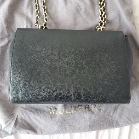 Mulberry Medium Lily Black Shoulder Bag - Picture 10 of 16